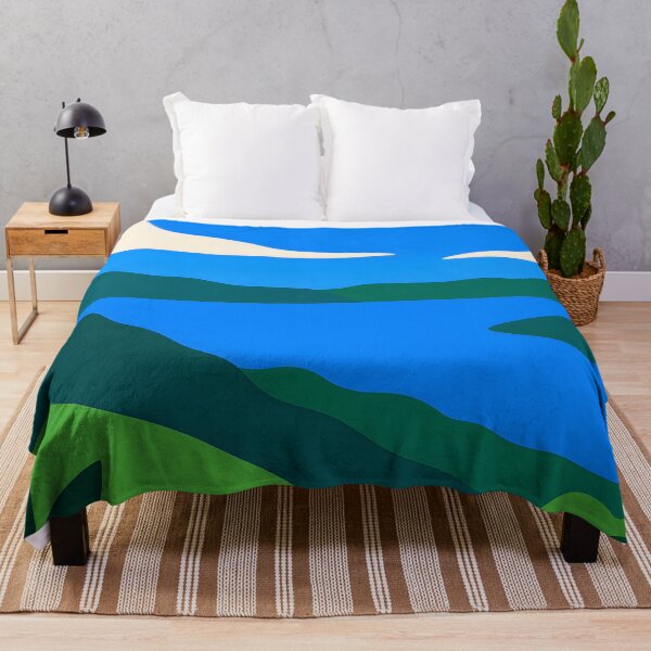 Item preview, Tropical Blue Lake and Mountain Landscape designed and sold by GutyzDesignsES.