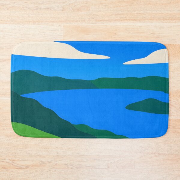 Item preview, Tropical Blue Lake and Mountain Landscape designed and sold by GutyzDesignsES.