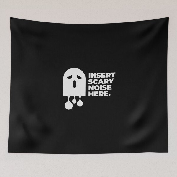 Item preview, Insert Scary Noise Here | Funny Lazy Halloween designed and sold by offquote. by nttglyphs.