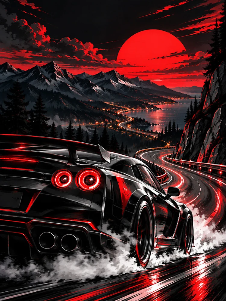 Thumbnail 4 of 4, iPhone Case, High Speed Racing Machine designed and sold by Smoimi.