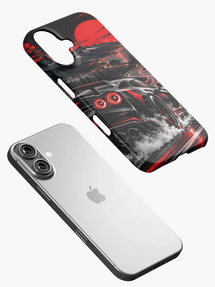 Thumbnail 2 of 4, iPhone Case, High Speed Racing Machine designed and sold by Smoimi.