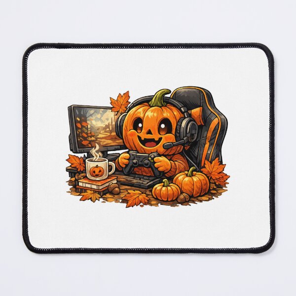 Item preview, Cute Pumpkin Gamer T-Shirt Halloween Gaming Jack-O-Lantern with Headset and Controller Fall Gamer Gift designed and sold by FestivityFinds.