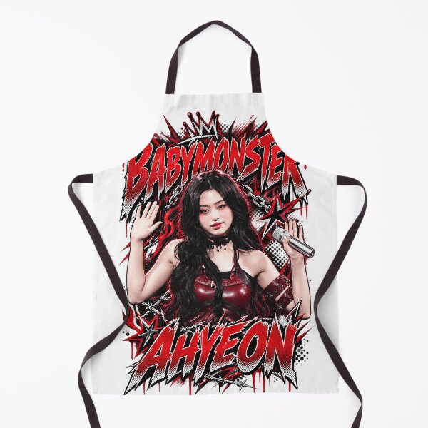 Item preview, BABYMONSTER Ahyeon High Note Power Spiky Metal Art designed and sold by Valereekmerch.
