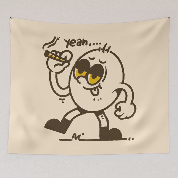 Item preview, Yeah... Tired Funny Sleepy Coffee Doodle designed and sold by adipra.