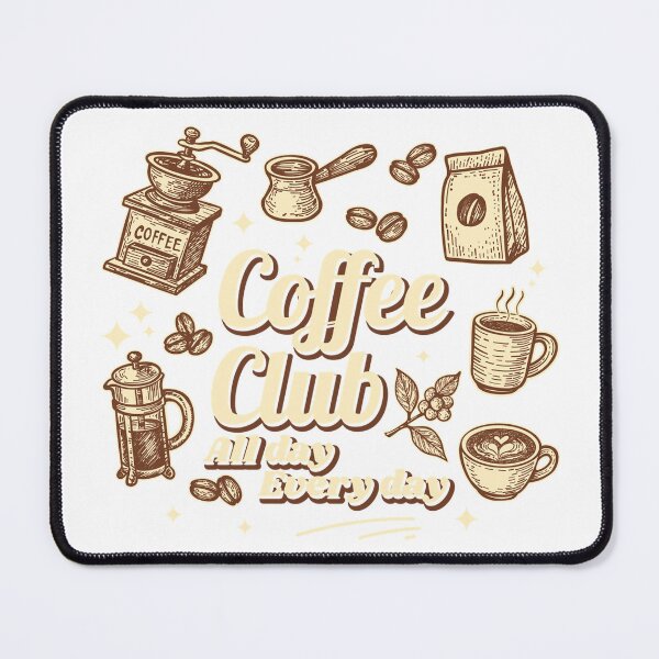 Item preview, Coffee Club Retro Vintage Graphic Coffee Lover Design Long Sleeve T-Shirt designed and sold by viinnzArt.