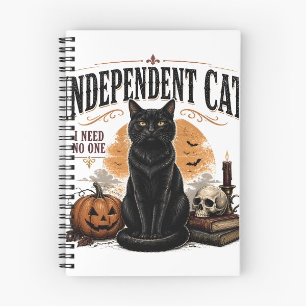 Item preview, Independent Cat — Black Cat Halloween designed and sold by KristenosNehk.