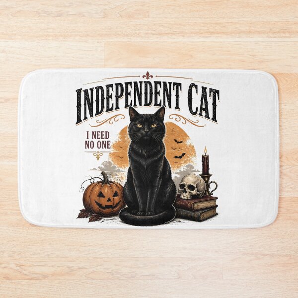Item preview, Independent Cat — Black Cat Halloween designed and sold by KristenosNehk.