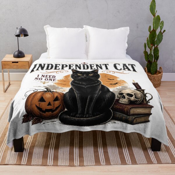 Item preview, Independent Cat — Black Cat Halloween designed and sold by KristenosNehk.