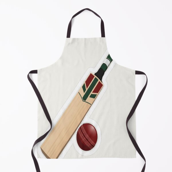 Item preview, Cricket Bat and Ball warm white designed and sold by StickersRyous.