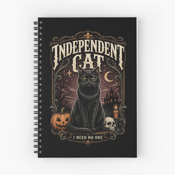 Item preview, Independent Cat — Black Cat Halloween designed and sold by KristenosNehk.