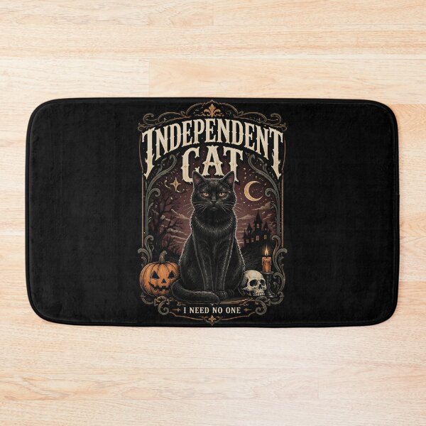 Item preview, Independent Cat — Black Cat Halloween designed and sold by KristenosNehk.