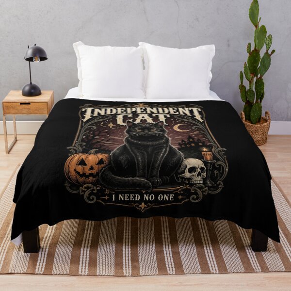 Item preview, Independent Cat — Black Cat Halloween designed and sold by KristenosNehk.