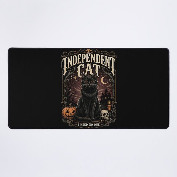 Item preview, Independent Cat — Black Cat Halloween designed and sold by KristenosNehk.