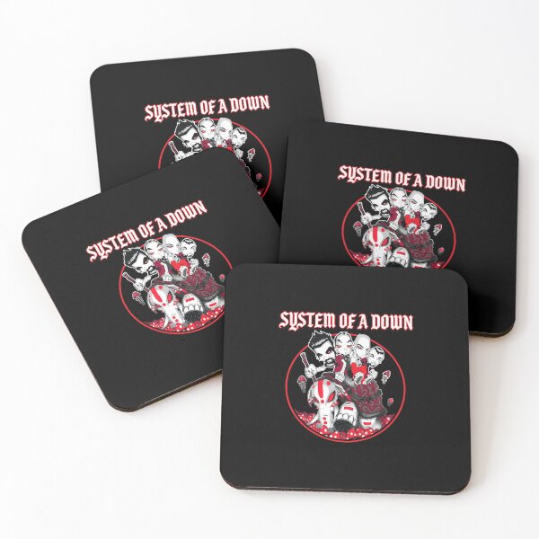 Item preview, System Of A Down Band Members Caricature Art designed and sold by HORACEERISSIMO.