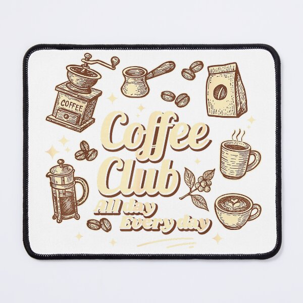Item preview, Coffee Club Retro Vintage Graphic Coffee Lover Design T-Shirt designed and sold by Fr0y000.