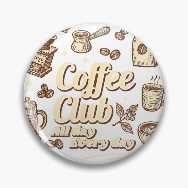 Item preview, Coffee Club Retro Vintage Graphic Coffee Lover Design T-Shirt designed and sold by Fr0y000.