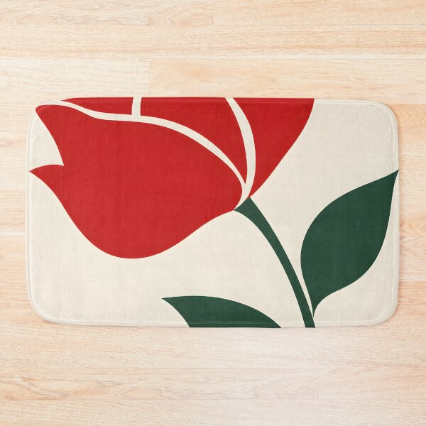 Item preview, Minimalist Red Rose Botanical Illustration designed and sold by GutyzDesignsES.