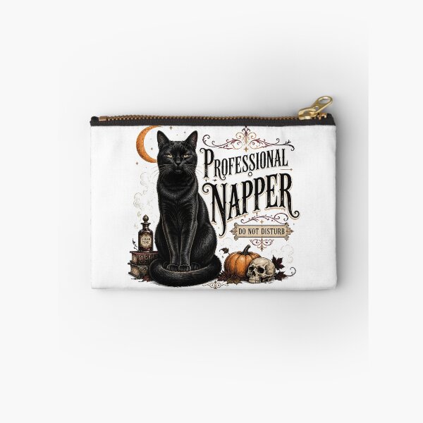 Item preview, Professional Napper — Black Cat Halloween designed and sold by OliviaHayesArt.