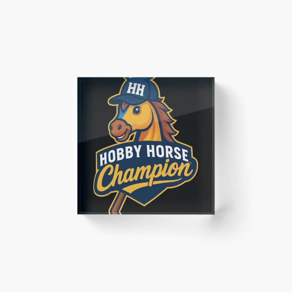 Item preview, Hobby Horse Champion Mascot Logo designed and sold by EDUARREYNOL.