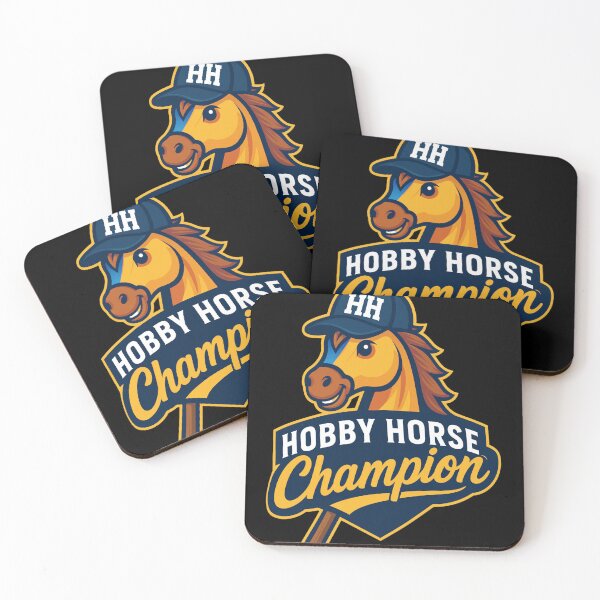 Item preview, Hobby Horse Champion Mascot Logo designed and sold by EDUARREYNOL.