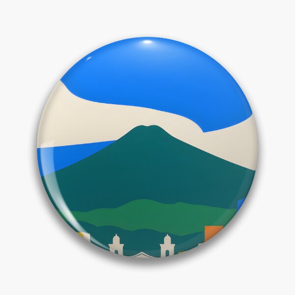 Item preview, Colorful City and Volcano Landscape designed and sold by GutyzDesignsES.