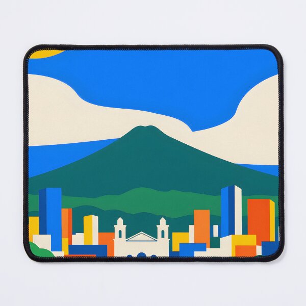 Item preview, Colorful City and Volcano Landscape designed and sold by GutyzDesignsES.