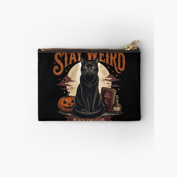 Item preview, Stay Weird — Black Cat Halloween designed and sold by OliviaHayesArt.