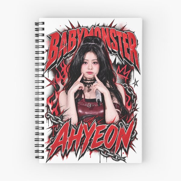 Item preview, Heavy Metal Gothic Typography BABYMONSTER Ahyeon Live Stage designed and sold by Valereekmerch.