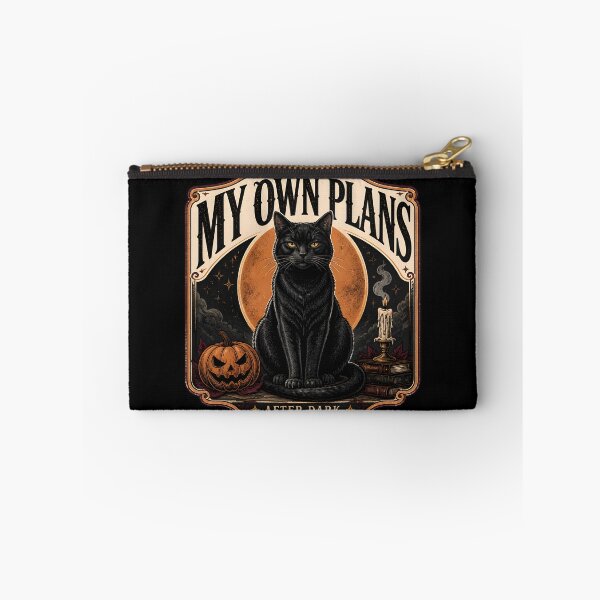 Item preview, My Own Plans — Black Cat Halloween designed and sold by OliviaHayesArt.