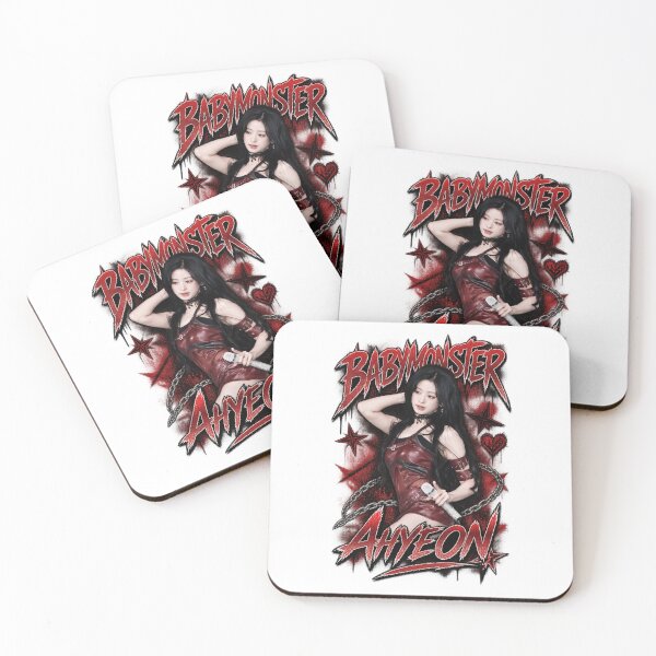 Item preview, Aggressive Red Graphic BABYMONSTER Ahyeon Vocal Ace designed and sold by Valereekmerch.