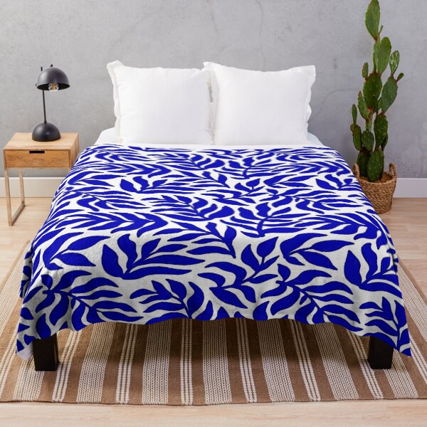 Item preview, Indigo Leaves designed and sold by ViaARTfactory.