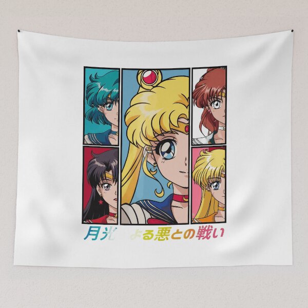 Item preview, Retro Anime Magical Girl Collage designed and sold by yirwin095.