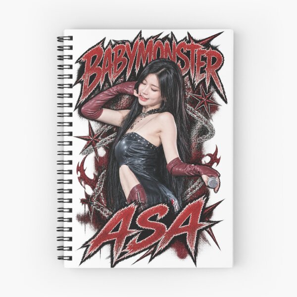 Item preview, BABYMONSTER Asa Fast Rap Flow Spiky Metal Visual designed and sold by Valereekmerch.