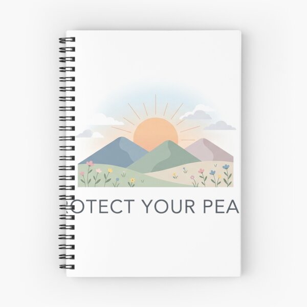 Item preview, Protect Your Peace Inspirational Minimalist Nature Design designed and sold by meghnad.