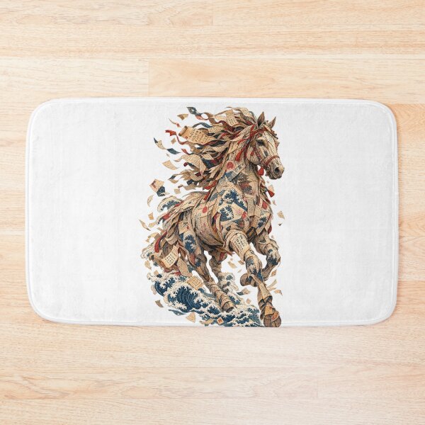 Item preview, The Paper Horse – Japanese Ukiyo-e Fantasy Art designed and sold by Substance_life.