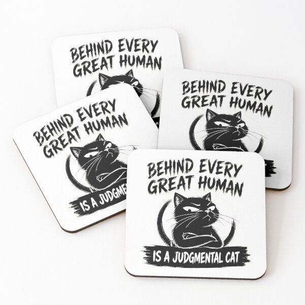 Item preview, Judgmental Cat Funny Quote designed and sold by OlyvieArt.