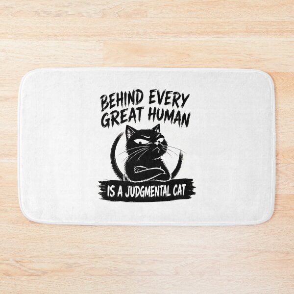 Item preview, Judgmental Cat Funny Quote designed and sold by OlyvieArt.