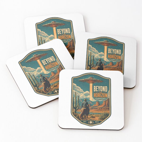 Item preview, Cowboy: Beyond the Horizon Vintage Sci-Fi Western UFO designed and sold by FrontierCosmic.