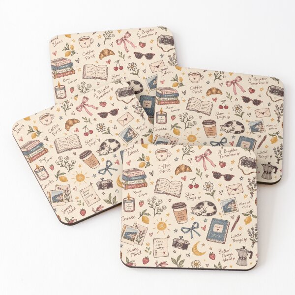 Item preview, Little Things Hand Drawn Doodle Pattern designed and sold by Glottopia.
