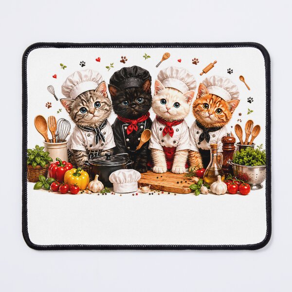 Item preview, Cats Chef Cooking Funny Kitty Baking Women Girls Kids cat T-Shirt designed and sold by eBoy31.