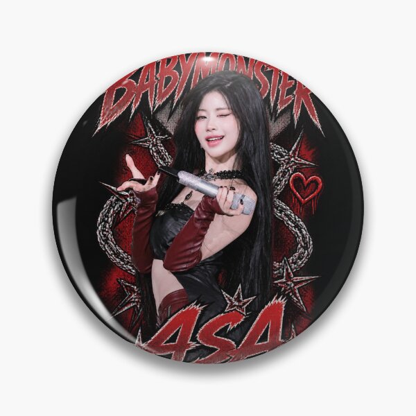 Item preview, Red Gothic Graffiti Style BABYMONSTER Asa Live Stage Energy designed and sold by Valereekmerch.