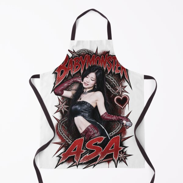 Item preview, Aggressive Chrome Lettering BABYMONSTER Asa Rap Performance designed and sold by Valereekmerch.