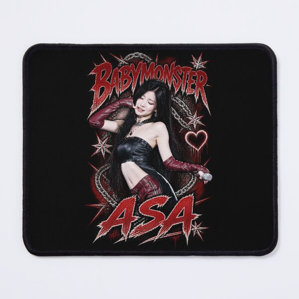 Item preview, Aggressive Chrome Lettering BABYMONSTER Asa Rap Performance designed and sold by Valereekmerch.