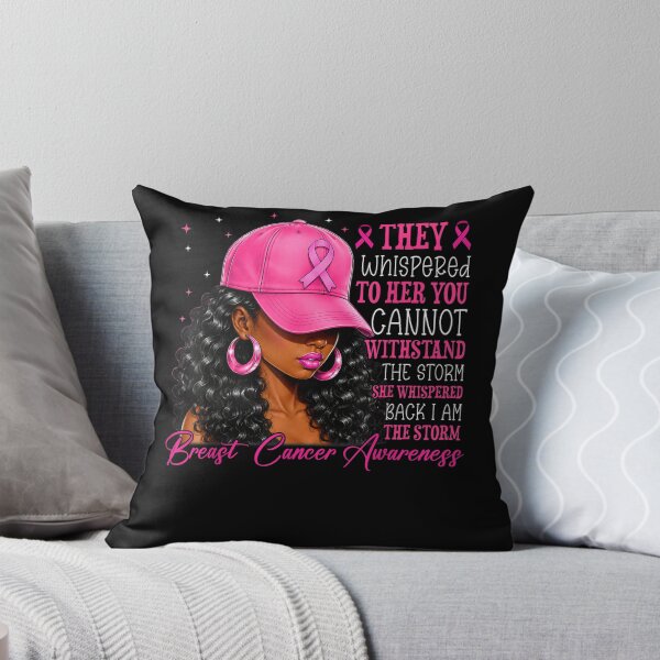 Item preview, Breast Cancer Shirts Black Women I Am Storm Pink Ribbon designed and sold by MarlaMaloneShop.