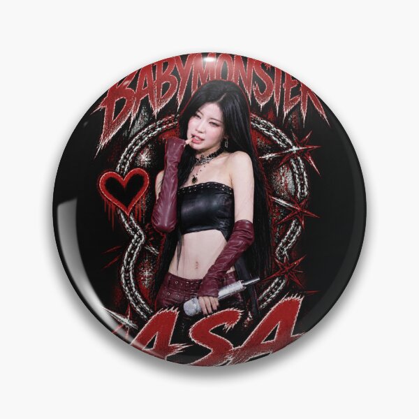 Item preview, Industrial Rock Graphic BABYMONSTER Asa Iconic Stage designed and sold by Valereekmerch.