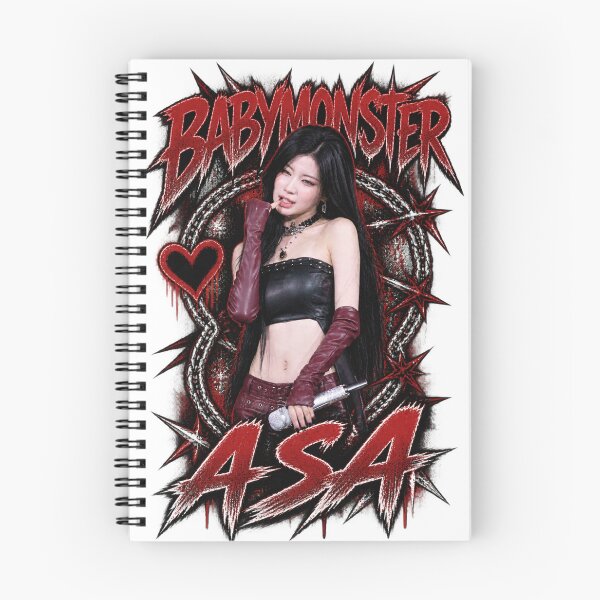 Item preview, Industrial Rock Graphic BABYMONSTER Asa Iconic Stage designed and sold by Valereekmerch.