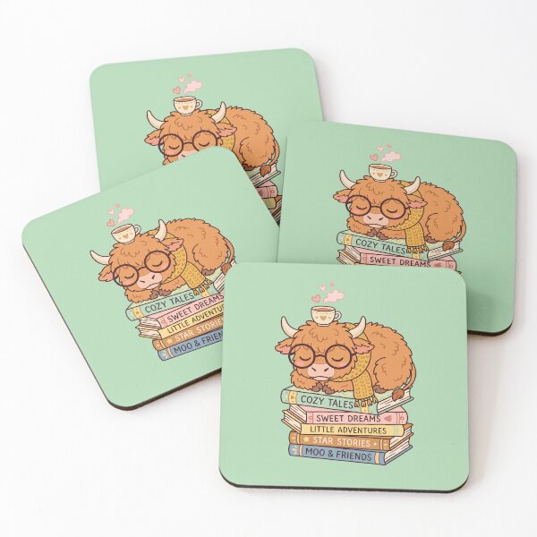 Item preview, Highland Cow Bookworm designed and sold by ArunDandiboina.