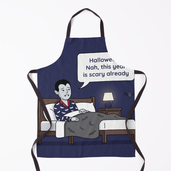 Item preview, Funny Dracula Halloween Design – “Halloween? Nah, This Year Is Scary Already” | Spooky Vampire Humor designed and sold by Collision19.