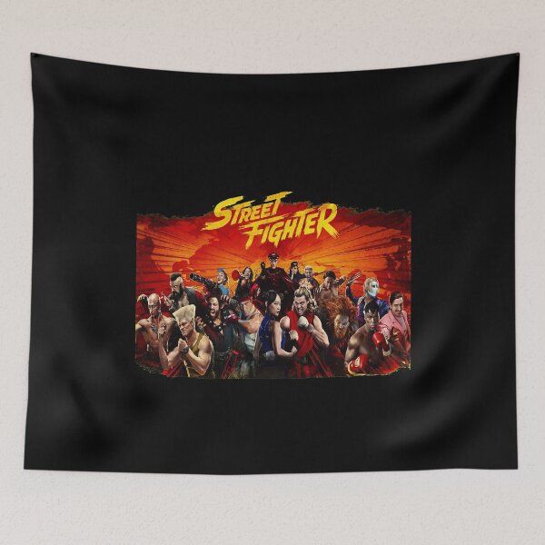 Item preview, Street_Fighter Ready Set Fight Poster Art designed and sold by StrawberHamster.