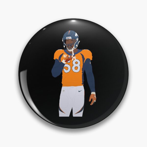 Item preview, Von Miller Denver Broncos Art designed and sold by TheMerchantt.